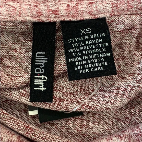 Ultra Flirt Cowl Neck Sweatshirt Size XS NWT - Picture 4 of 5